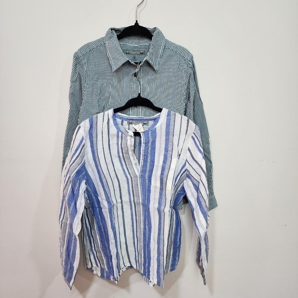 2 Bonpoint shirts, size 6